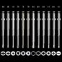 Vastar 13 in 1 Screwdriver Set Repair Tool Kit, DJI Mavic Pro for DJI Phantom 3 Professional RC Drone Spare Parts Accessory and Other Devices, Packed in a Leather Bag