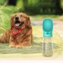 ANREONER Dog Water Bottle for Walking, 2.76" Big Trough Leak Proof Portable Small Pet Water Bottle for Cat Puppy, Pup Safe & Durable Non BPA Travel Dog Drinking Bottle for Hiking