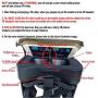 VR Headset Virtual Reality Headset 3D Glasses with 120°FOV, Anti-Blue-Light Lenses, Stereo Headset, for All Smartphones with Length Below 6.3 inch Such as iPhone & Samsung HTC HP LG etc. (V7.0 -BR)