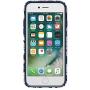 Speck 79990-5760 Presidio Inked Cell Phone Case for iPhone 7 - Marbled Floral Peach Matte/Marine Blue