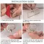 Cell Phone Ring Holder Stand Transparent 4 Pack Finger Grip Loop Mount 360 Degree Rotation Universal Smartphone Kickstand Compatible with iPhone X 8 7 7Plus Samsung Galaxy S7 S8 LG Google