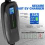 Morec EV Charger Level 2 32 Amp Upgraded Portable Electric Vehicle Charger, NEMA 6-50 220V-240V 26ft (7.9M) EV Charging Cable, SAE J1772 Compatible with Most Electric Cars