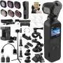 DJI OSMO Pocket 3 Axis Gimbal Camera Bundle with ND & Rotating Polarizer Filter Set, Extension Rod/Selfie Stick, Tripod & Must Have Accessories (15 Items) DJI OSMO Pocket 3 Axis Gimbal Camera Bundle with ND & Rotating Polarizer Filter Set, Extension Rod/Selfie Stick, Tripod & Must Have Accessories (15 Items)