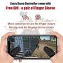 Mikirini H9 Mobile Game Controller, [6 Finger Operation] Super Cooling fan with built-in battery, Universal Game Grip for PUBG/Fortnite/Rules of Survival,for 4.7-6.7 Inch Android iOS Phone