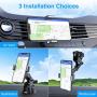 VANMASS 15W Wireless Car Charger Mount, World Leading Electric Automatic Clamping Dashboard Air Vent Windshield Phone Holder, Fast Charging Compatible iPhone 11 Pro Max Xs X,Samsung S20 S10 S9 Note10