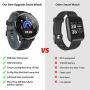 Smart Watch for Android and iOS Phone, Fitnees Tracker with 1.3" Full Touch Screen Pedometer Heart Rate Sleep Monitor Tracker IP68 Waterproof Watch for Men Women