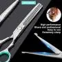 J-Bonest 8PCs Stainless Steel Dog Grooming Scissors Kit, Heavy Duty Pet Grooming Trimmer Set with Thinning, Straight, Curved Shears Comb for Large Small Dog Long Short Curly Hair J-Bonest 8PCs Stainless Steel Dog Grooming Scissors Kit, Heavy Duty Pet Grooming Trimmer Set with Thinning, Straight, Curved Shears Comb for Large Small Dog Long Short Curly Hair