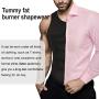 Wonderience Men Shapewear Slimming Body Shaper Compression Shirt Tank top with Zipper Underwear for Tummy Control