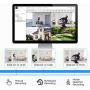 ZOSI 1080P 8 Channels 4-in-1 DVR HD TVI CCTV DVR Security System Network Motion Detection H.265+ 8CH Digital Video Recorder 1TB Hard Drive for 720P,1080P Security Camera System,Mobile Remote Access
