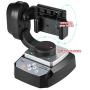 Andoer YT-500 Remote Control Pan Tilt Automatic Motorized Rotating Video Tripod Head Max. Load 500g Compatible with iPhone 7/7 Plus/6/6 Plus/6s Smartphone Compatible with GoPro Hero 5/4/3+/3