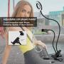 Selfie Ring Light with Stand and Cell Phone Holder,Anyoug Mini LED Ring Light Phone Makeup Light for Live Stream/Makeup with Flexible Arms [3-Light Mode] [10-Level Brightness] for iPhone Android