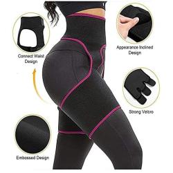 JCs Beauty Waist Trainer, 3-in-1 Waist Thigh Trimmer Butt Lifter Shapewear and Hips Belt Shaping Neoprene Thigh Shaper, Slimming Body Shaper Belt High Waist Sport Girdle Belt