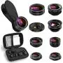 Phone Camera Lens Kit, 9 in 1 Zoom Universal Telephoto Lens+198° Fisheye lens + 0.36 Super Wide Angle Lens + 0.63X Wide Lens +20X Macro Lens + 15X Macro Lens + CPL + Kaleidoscope Lens + Starburst Lens Phone Camera Lens Kit, 9 in 1 Zoom Universal Telephoto Lens+198° Fisheye lens + 0.36 Super Wide Angle Lens + 0.63X Wide Lens +20X Macro Lens + 15X Macro Lens + CPL + Kaleidoscope Lens + Starburst Lens