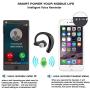 PONYBRO Wireless Headset,Super Lightweight＆Comfortable,HD Sound Wireless Earbuds with Mic,8-Hours Playtime Cell Phone Wireless Earpiece,Hands Free Headphones for Cell Phones,PC,Tablet. Black