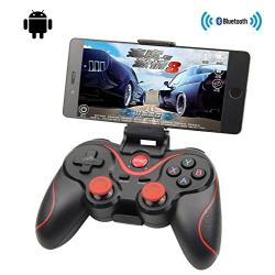 Obecome T3 Bluetooth Wireless Game Controller Gamepad Joystick for Smart Phones/Tablets/TVs/TV boxes(BLACK)