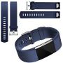For Fitbit Charge 2 Bands,Replacement Accessory Wristbands for Fitbit Charge 2 HR,Small,Women Men,Black,Navyblue,White