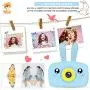 Fealay Kids Camera, Cute Rabbit Shape Digital Video Camera with 12MP 2 Inch Large Screen, Mini Rechargeable and Shockproof Camera Creative DIY Camcorder for Little Girl with 32GB SD Card (Blue) Fealay Kids Camera, Cute Rabbit Shape Digital Video Camera with 12MP 2 Inch Large Screen, Mini Rechargeable and Shockproof Camera Creative DIY Camcorder for Little Girl with 32GB SD Card (Blue)