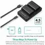 Updated RAVPower LP-E6 LP E6N Rechargeable Battery Charger Set,2-Pack 2040mAh Camera Batteries Compatible with Canon EOS 5D Mark II, III, IV, 5DS, 5DS R, 6D, 60D,6D Mark II, 7D, 7D Mark II,70D, 80D Updated RAVPower LP-E6 LP E6N Rechargeable Battery Charger Set,2-Pack 2040mAh Camera Batteries Compatible with Canon EOS 5D Mark II, III, IV, 5DS, 5DS R, 6D, 60D,6D Mark II, 7D, 7D Mark II,70D, 80D