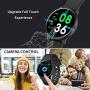 RUNDOING Smart Watch for Android Phones, 1.3 Inch Color Screen Fitness Tracker Activity Tracker, Heart Rate Monitor Fitness Watch,Compatible with iOS and Android