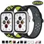 Zsuoop Sport Watch Band Compatible with Apple Watch Bands 38mm 40mm 42mm 44mm,Soft Silicone Wristband for Iwatch Series 5,Series 4,Series 3,Series 2,Series 1,2pack Zsuoop Sport Watch Band Compatible with Apple Watch Bands 38mm 40mm 42mm 44mm,Soft Silicone Wristband for Iwatch Series 5,Series 4,Series 3,Series 2,Series 1,2pack