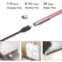 KECOW Stylus Digital Pen for Touch Screens, 1.45mm fine Elastic Tip Rechargeable Pencil Compatible for iPad iPhone Samsung Phone &Tablets,iOS&Android for Drawing and Writing Capacitive Pen (Rose Gold)