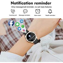 Yocuby V2 Smart Watch for Women, Fitness Tracker Compatible with iOS Android Phone, Sport Activity Tracker with Sleep/Heart Rate Monitor/Find My Phone/Physiological Reminder