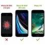 FlexGear Clear Case for iPhone 7 8 SE (2020) and Glass Screen Protector (Clear) FlexGear Clear Case for iPhone 7 8 SE (2020) and Glass Screen Protector (Clear)