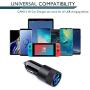 CAM2 Car Charger, 2.1A 2-Port USB Fast Car Charger for iPhone X/8/7/6/6 Plus, iPad Air 2/Mini 4, Samsung Galaxy S6/S6 Edge and More