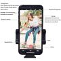Phone Mount 360°Rotation Auto Face-Object Tracking Smart Shooting Camera Selfie Stick for TikTok/YouTube/Live Stream/Makeup/Compatible with iPhone Android Samsung
