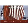 Kalimba 8 Keys Thumb Piano with lanyard Portable Mini Piano Musical instruments Good Valentines Gift Finger Piano Gifts for Kids and Adults Beginners