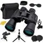 12x50 HD Full Size Binoculars for Adults Shockproof Resistant Includes Smartphone Adapter Universal Tripod Carrying Bag & Strap Great for Bird Watching Hunting Stargazing Sporting & Sightseeing 12x50 HD Full Size Binoculars for Adults Shockproof Resistant Includes Smartphone Adapter Universal Tripod Carrying Bag & Strap Great for Bird Watching Hunting Stargazing Sporting & Sightseeing