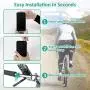 Bovon Silicone Bike Phone Mount with 360 Rotation, Adjustable Universal Motorcycle Phone Mount Compatible with iPhone 11 Pro Max/11 Pro/11/XS Max/X/8/7/6 Plus, Samsung S20/S10/S10e 4.0&quot-6.5&quot