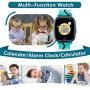 【Kids Smartwatch】- Children‘s Smart Watch Phone, 10 Can Be Set Name SOS Two-Way Calling Music Player Games HD Camera Alarm Clock Calculator Set Wallpaper for Free, Suitable for Teenagers 4-12y(Blue)