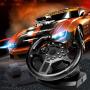 Taimot Wireless Android Controller, Game Racing Steering Wheel Compatible with PS3/PC (D-Input/X-Input) Simulated Driving Controller Vibration for Android Phone