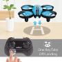UDI U46 Mini Drone for Kids 2.4Ghz RC Drones with Auto Hovering Headless Mode Nano Quadcopter, Blue