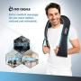 Back and Neck Massager - Shiatsu Shoulder Massager - Electric Deep Kneading Massage with Heat - Massage for Muscle Relief, Tired Back, Neck, Shoulder & Legs