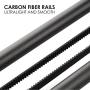 Kamerar 31” Fluid Motion Video Slider: flywheel, counterweight, light carbon fiber rails, adjustable legs, dslr camera/camcorder stabilization track, tripod mount ready, stabilizer for filming