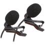 Movo GM2 Dual-Capsule Battery Powered Lavalier Lapel Clip-on Omnidirectional Condenser Microphone for GoPro HERO3, HERO3+ and HERO4 Black, White and Silver Editions