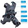 CHYBFU Bike Phone Mount, Bicycle Phone Holder with 4 Telescopic Clamp Arms for Super Stability 360° Rotation Bicycle Phone Mount/Bike Cell Phone Holder for iPhone & Android Between 4.5 to 7.2 inches