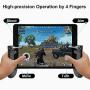 Chicken Dinner Game Controller for iPad, Tsocent Mobile Controller with Game Joystick, Upgraded Version Rotatable Triggers Sensitive Shoot Aim Tablet Gamepad for 4.5-12.9 inch Tablet