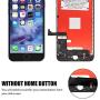 for iPhone 7 Screen Replacement Black 4.7" LCD Display Touch Screen Digitizer Assembly Kit with Free Repair Tools (iPhone 7 Black)