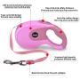 SWIHELP Dog Leash Retractable, 16 ft Pet Leash for Small Medium Large Dogs Up to 40 KG with One Button&Lock System for Training, Walking, Jogging