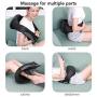 MaxKare Shiatsu Neck Shoulder Massager Electric Back Massage with Heat Deep Kneading Tissue Massage for Muscles Pain Relief Relax in Car Office and Home Use