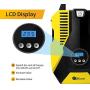 Vozada Car Tire Inflator, DC 12V Air Compressor Portable Tire Air Pump Auto Digital Tire Inflator Up to 150 PSI with LCD Display and Emergency LED Lighting for Vehicle, Bicycle, Motorcycle, Balls Vozada Car Tire Inflator, DC 12V Air Compressor Portable Tire Air Pump Auto Digital Tire Inflator Up to 150 PSI with LCD Display and Emergency LED Lighting for Vehicle, Bicycle, Motorcycle, Balls