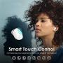 Wireless Earbuds, NYZ [2020 Upgraded] True Wireless Bluetooth Headphones in-Ear Earphones HiFi Stereo Cordless Earbuds with Microphone Portable Charging Case for iPhone,Android,Windows (Space 1)