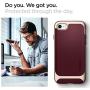Spigen Neo Hybrid Designed for Apple iPhone SE 2020 Case/Designed for iPhone 8 Case (2017) / Designed for iPhone 7 Case (2016) - Burgundy