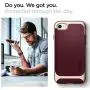 Spigen Neo Hybrid Designed for Apple iPhone SE 2020 Case/Designed for iPhone 8 Case (2017) / Designed for iPhone 7 Case (2016) - Burgundy