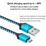 Android Phone Charger Micro Cable Set,4-pack Wall Plug 1A/5V Power Adapter with 6ft Nylon Braided Fast Charging Micro USB Cord Compatible Samsung Galaxy S7 S6 Edge S4 Note 5,LG Stylo 3 K10 K20 K30,HTC