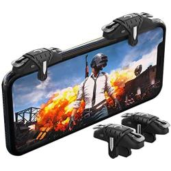 PUBG Mobile Trigger, Auto High Frequency Click Mobile Game Controllers for PUBG/Fortnite/Rules of Survival Gaming Grip and Gaming Joysticks for Android iPhone