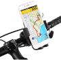 Enrilior Black 360° Rotating Mobile Phone Bracket Anti-Skid Cellphone Navigation Holder for Bicycle Motorcycle Electric Bike